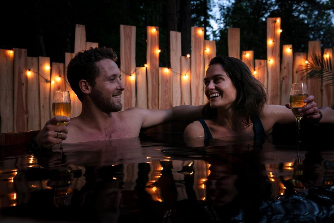 Bain De Foret - Lodges Cosy & Spa Neufchâtel-Hardelot エクステリア 写真